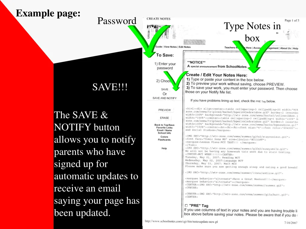 example page