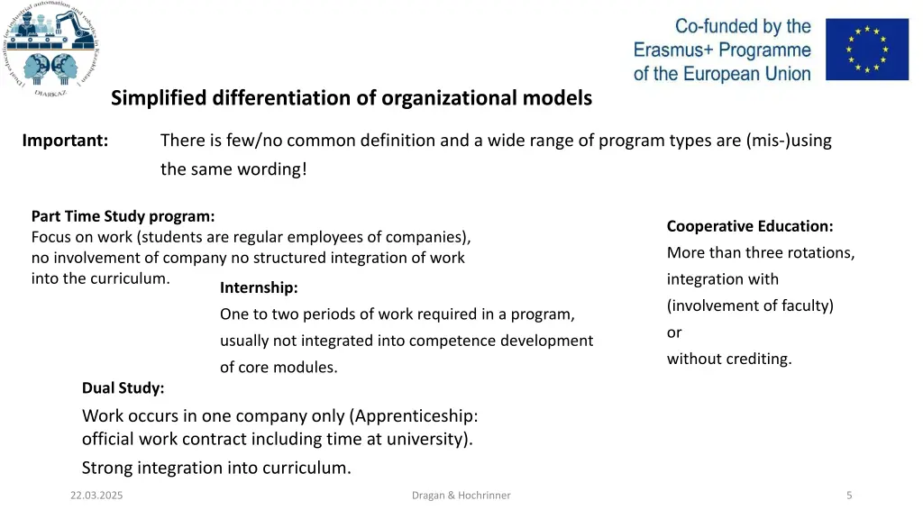 simplified differentiation of organizational