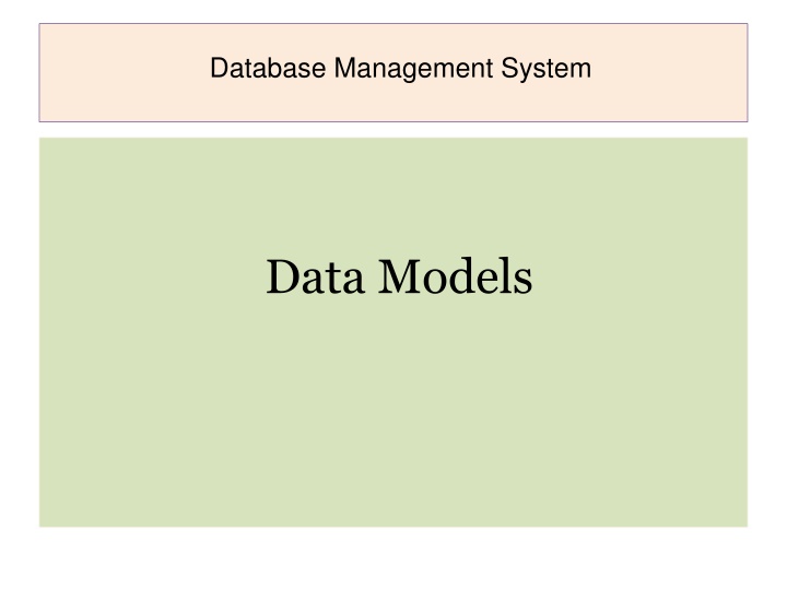 database management system