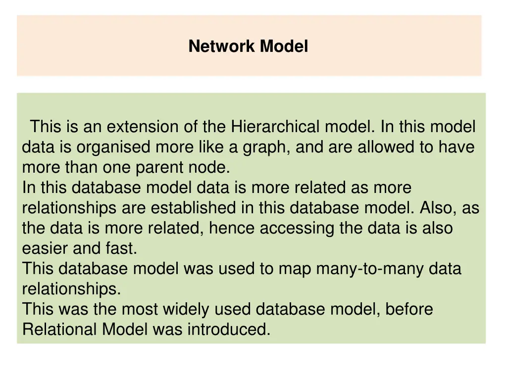 network model