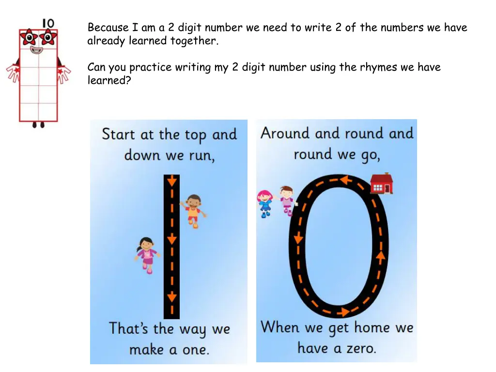 because i am a 2 digit number we need to write