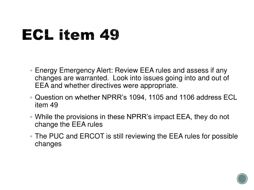 ecl item 49 ecl item 49