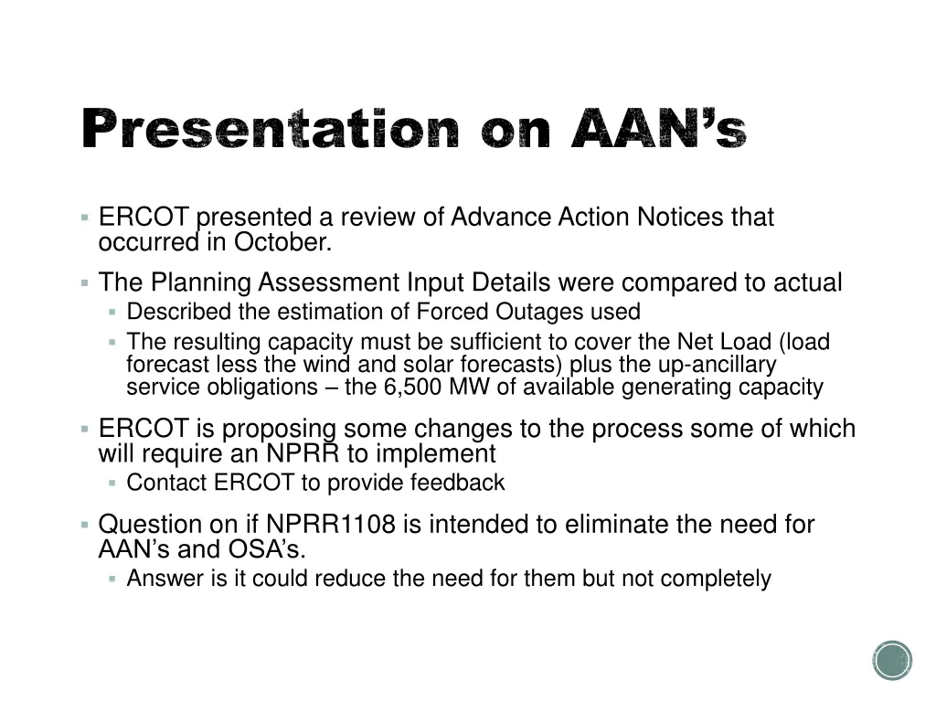 presentation on aan s presentation on aan s