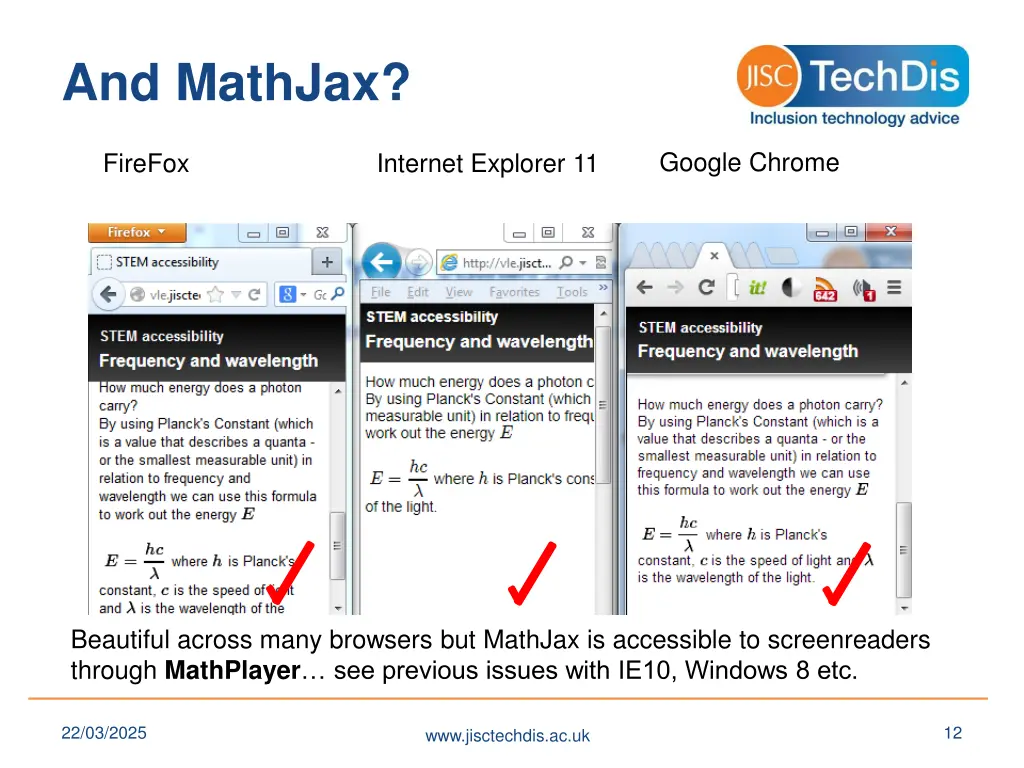 and mathjax