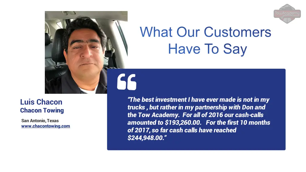 what our customers have to say