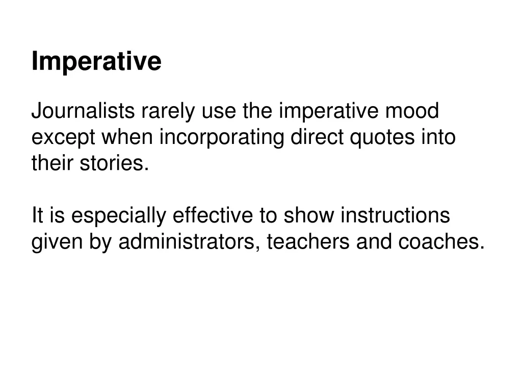 imperative 2