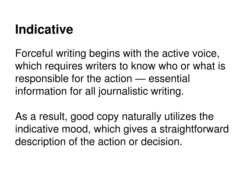 indicative 3