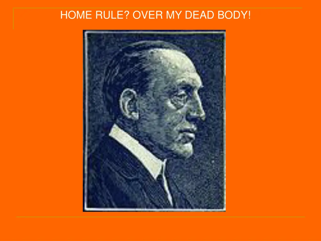 home rule over my dead body