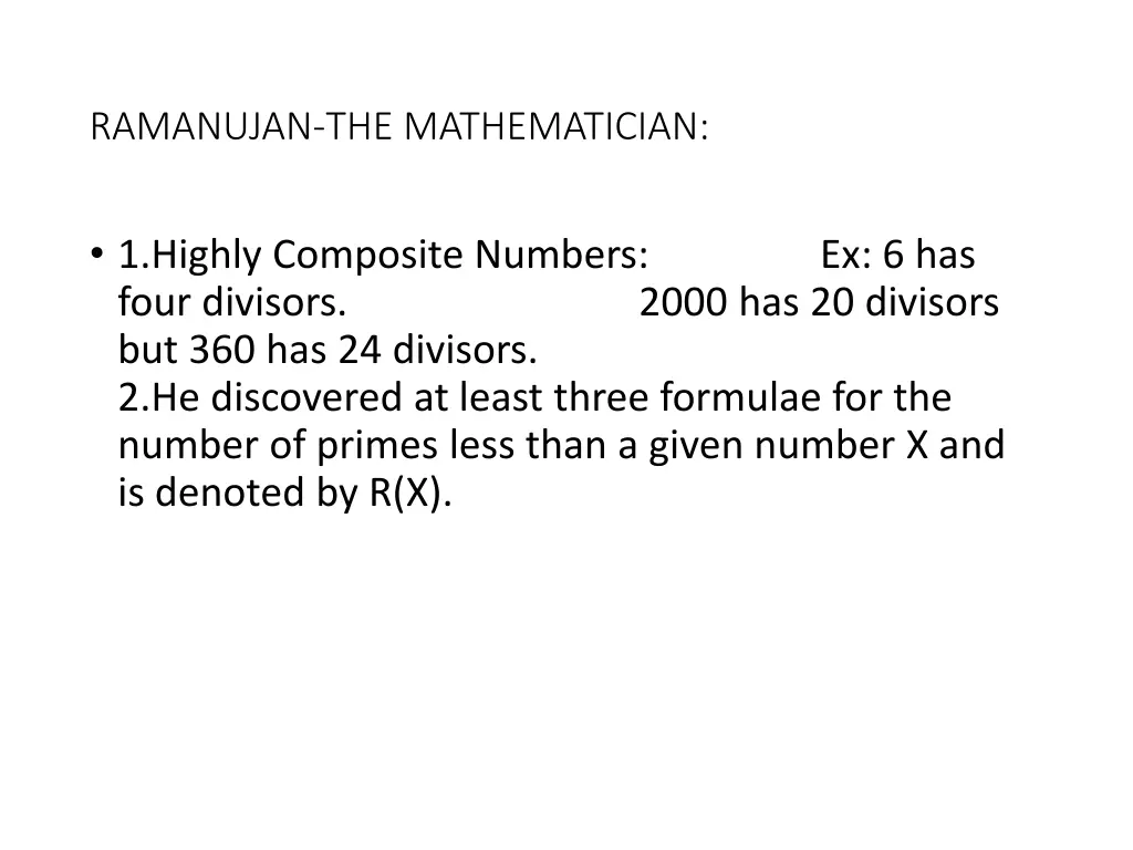 ramanujan the mathematician