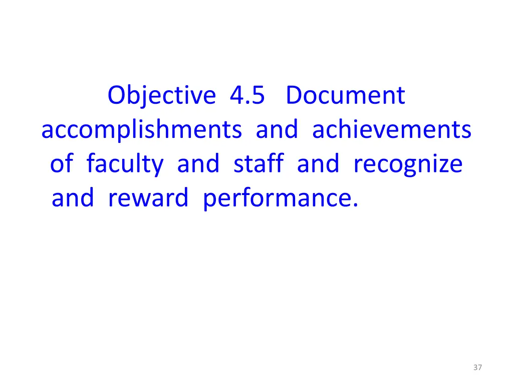 objective 4 5 document accomplishments