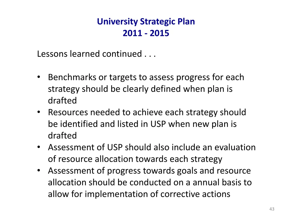 university strategic plan 2011 2015 4