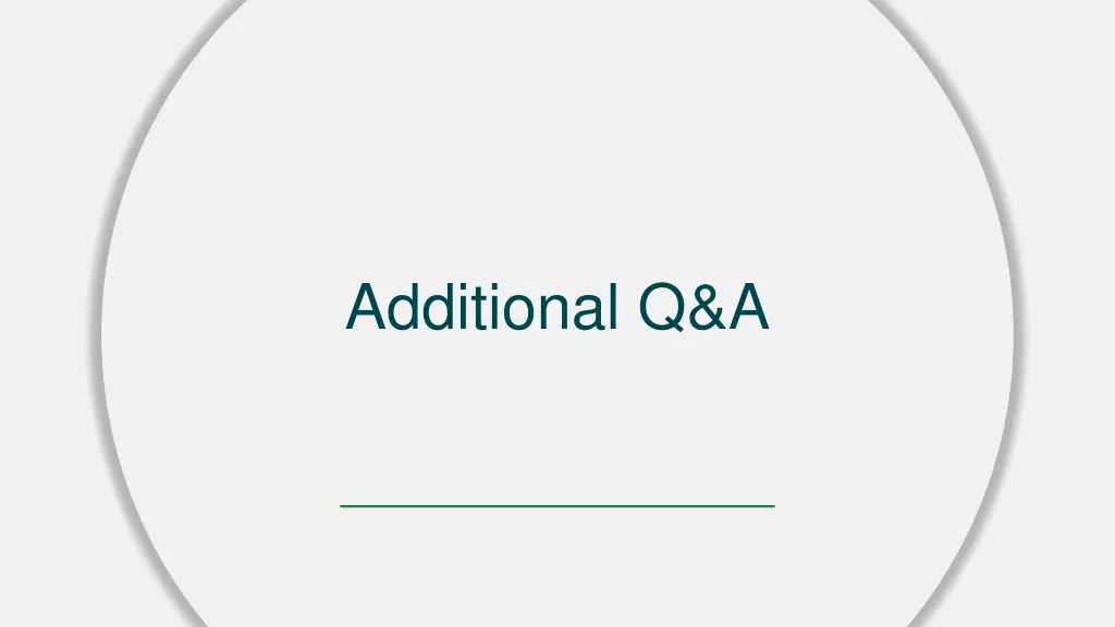 additional q a
