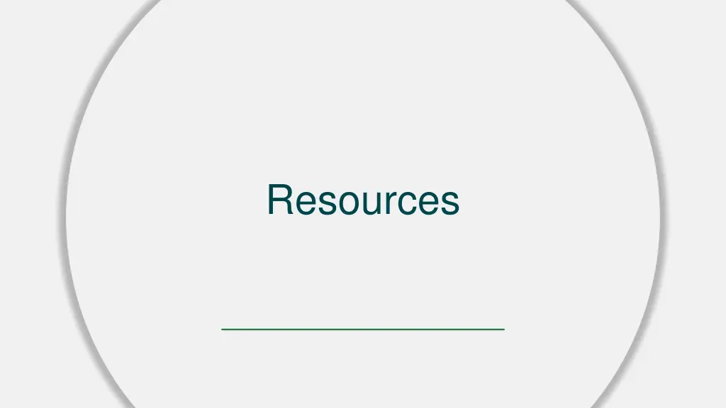 resources