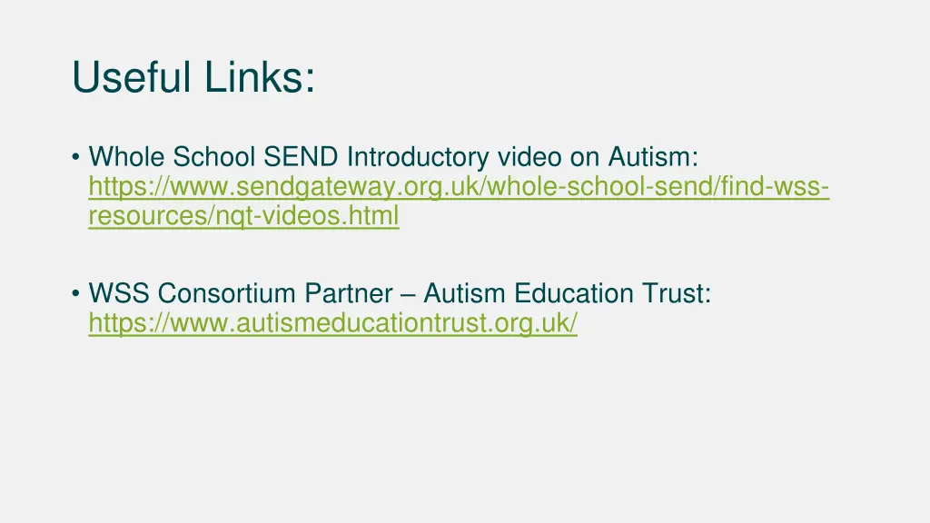 useful links