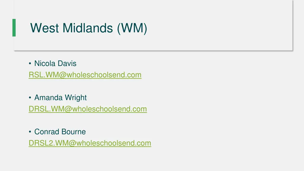 west midlands wm