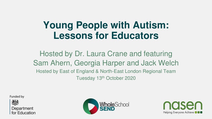 young people with autism lessons for educators