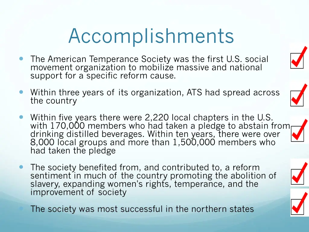 accomplishments