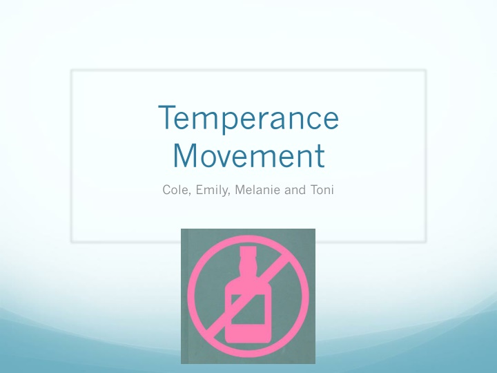 temperance movement