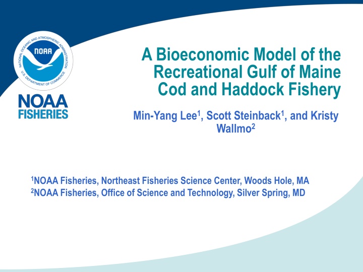 a bioeconomic model of the recreational gulf