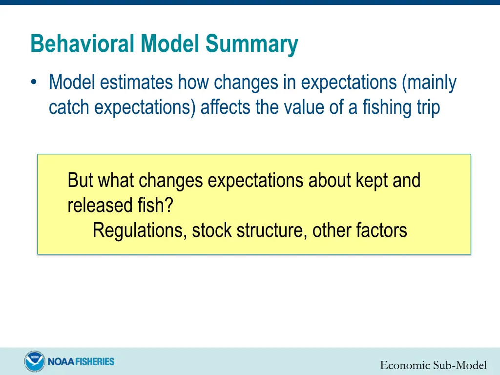 behavioral model summary