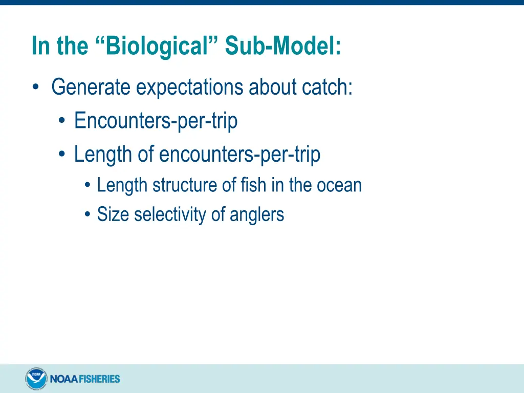 in the biological sub model