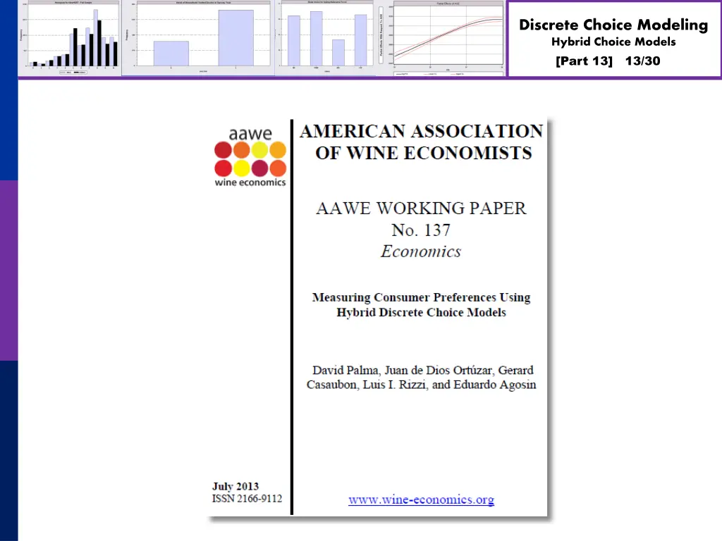 discrete choice modeling hybrid choice models 12