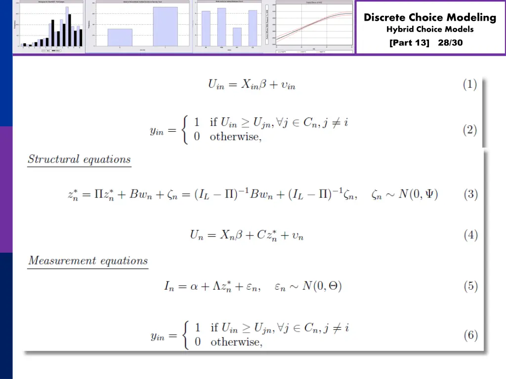 discrete choice modeling hybrid choice models 27