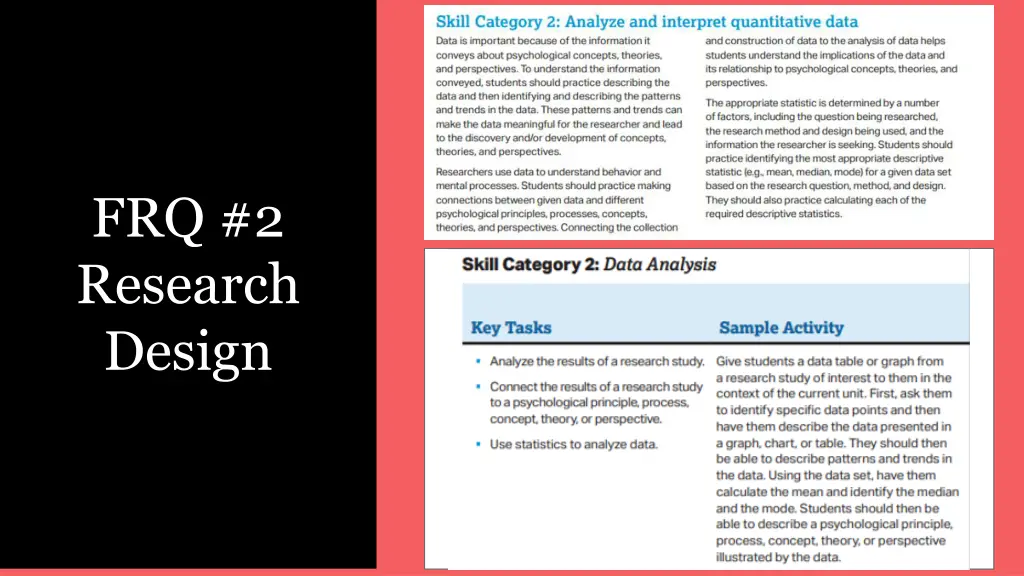 frq 2 research design