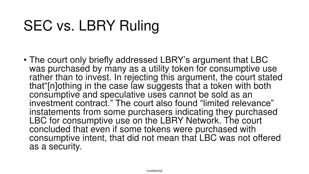sec vs lbry ruling