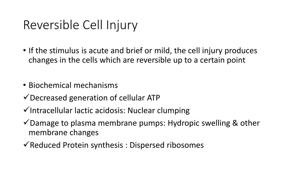 reversible cell injury