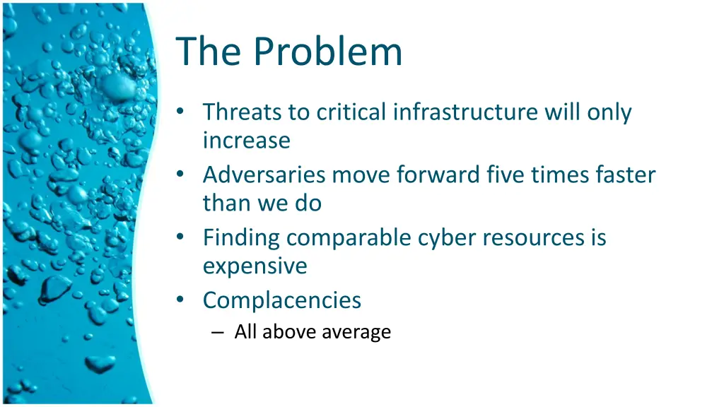 the problem