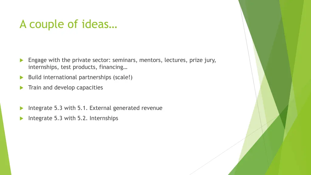 a couple of ideas