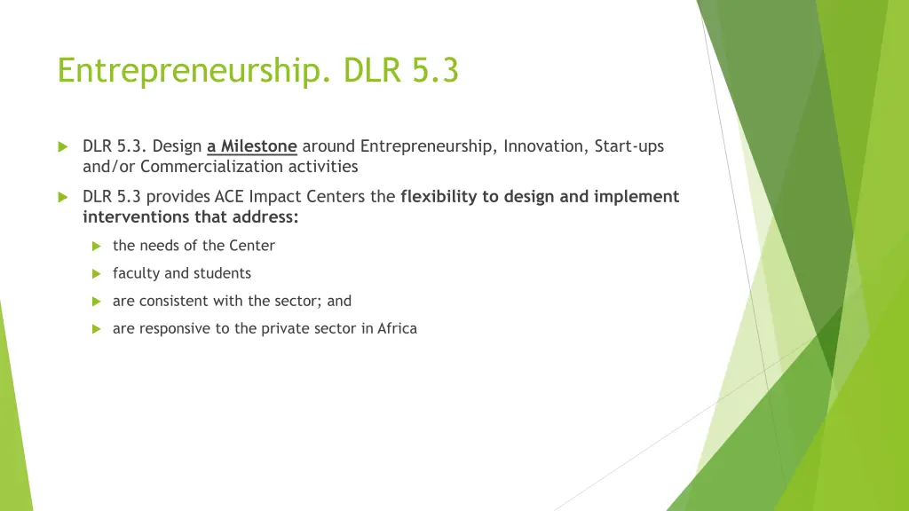 entrepreneurship dlr 5 3 1