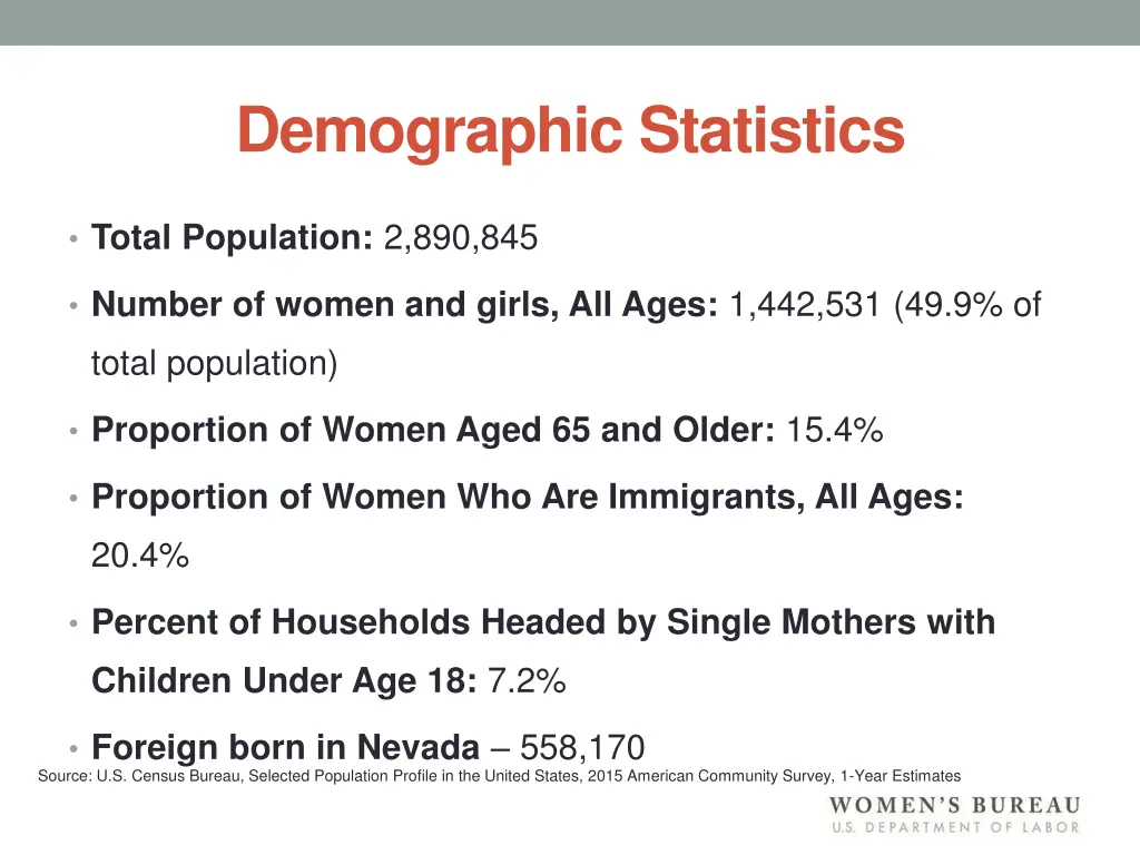 demographic statistics 1