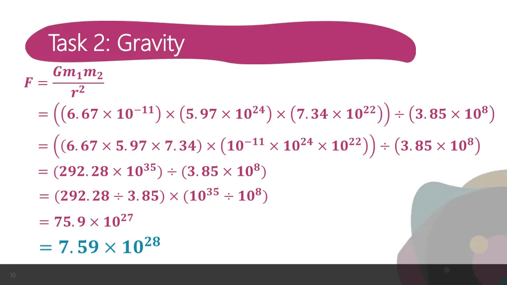 task 2 gravity task 2 gravity
