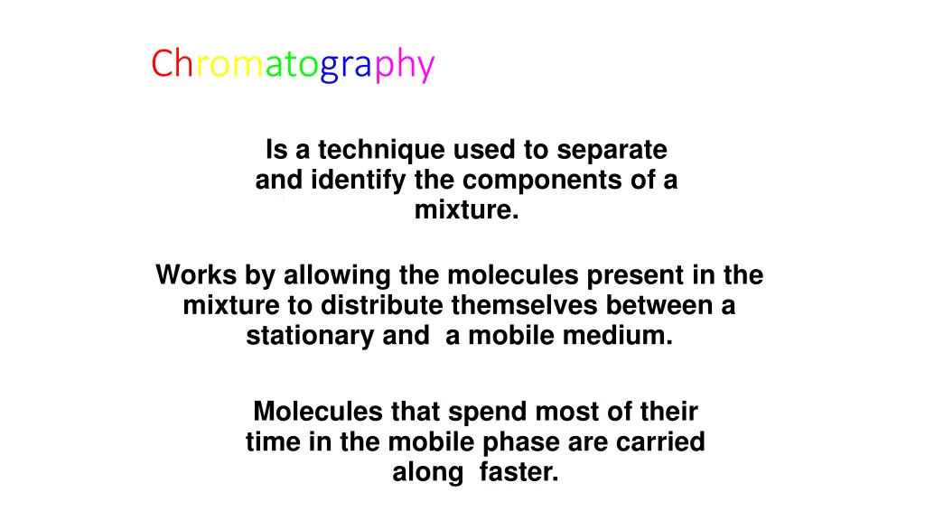 chromatography 1