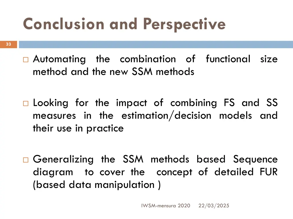 conclusion and perspective 1
