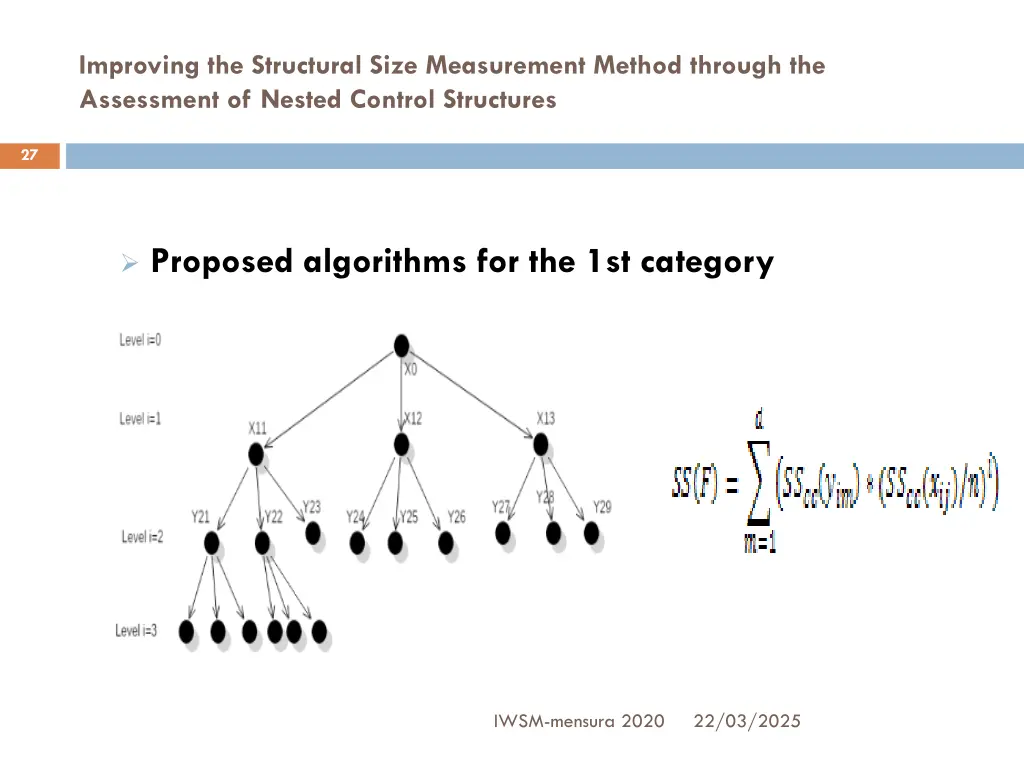 improving the structural size measurement method 7