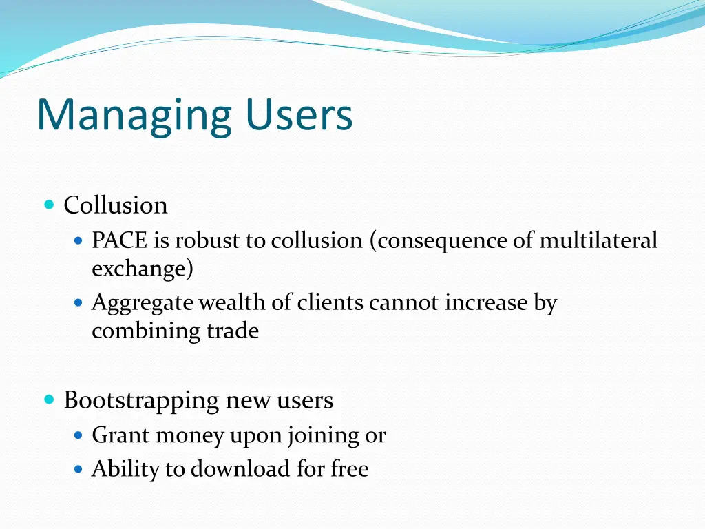 managing users