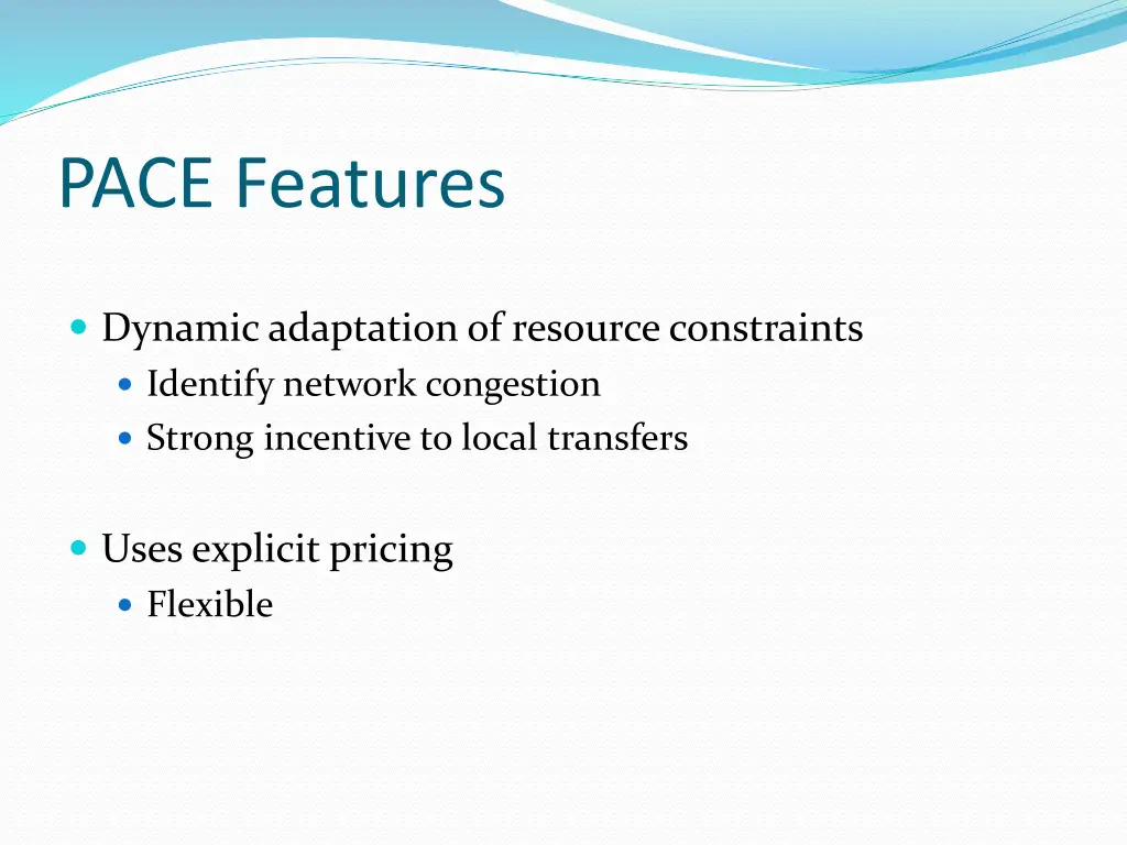 pace features 1