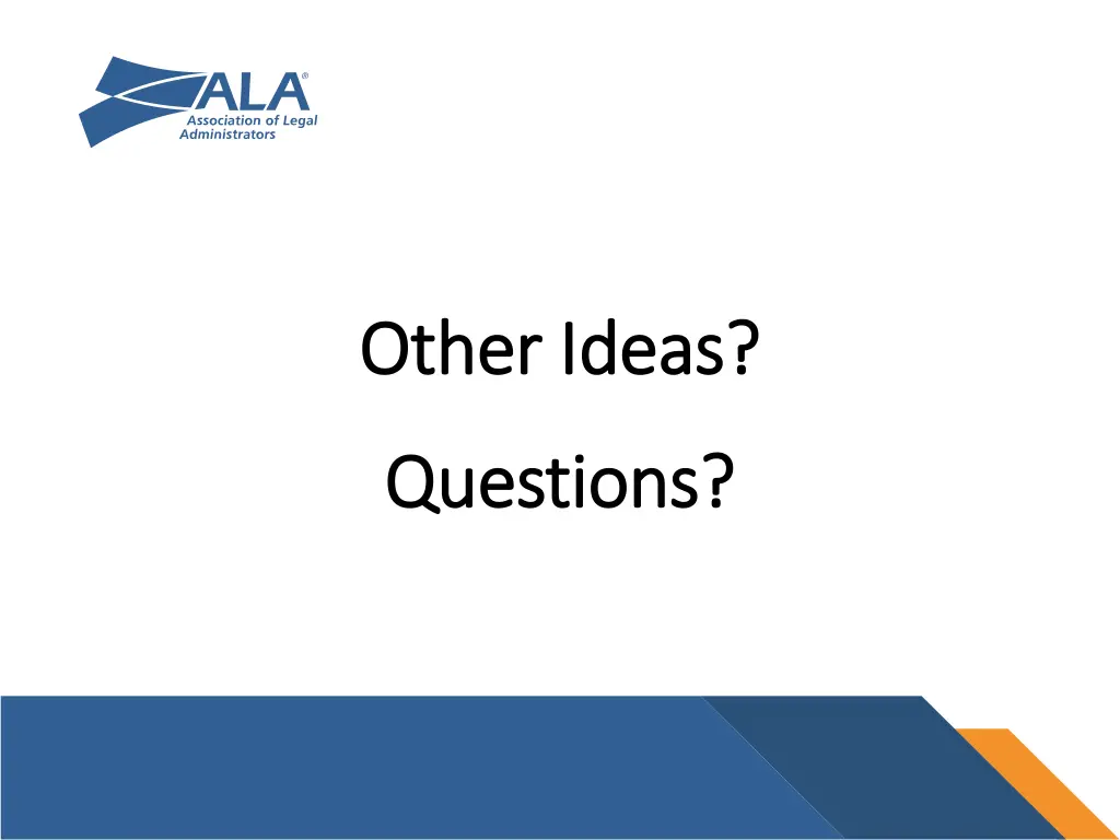 other ideas other ideas