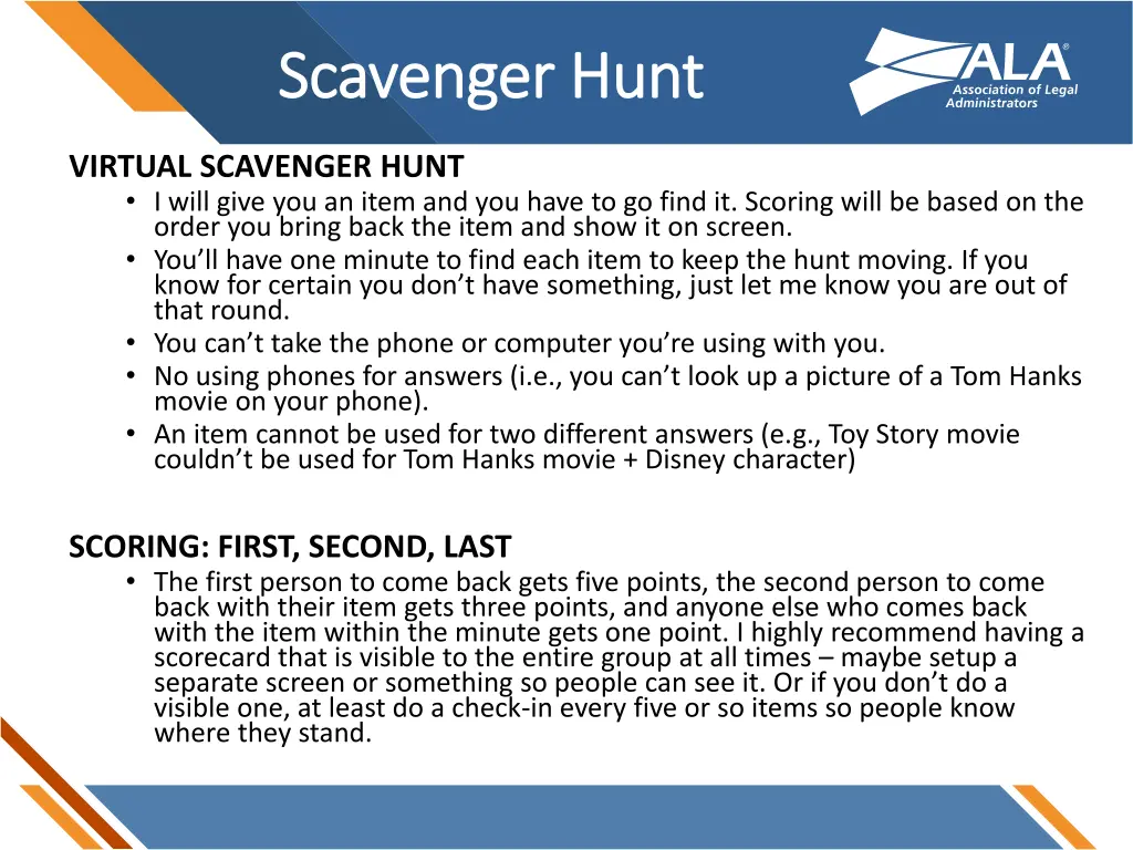 scavenger hunt scavenger hunt