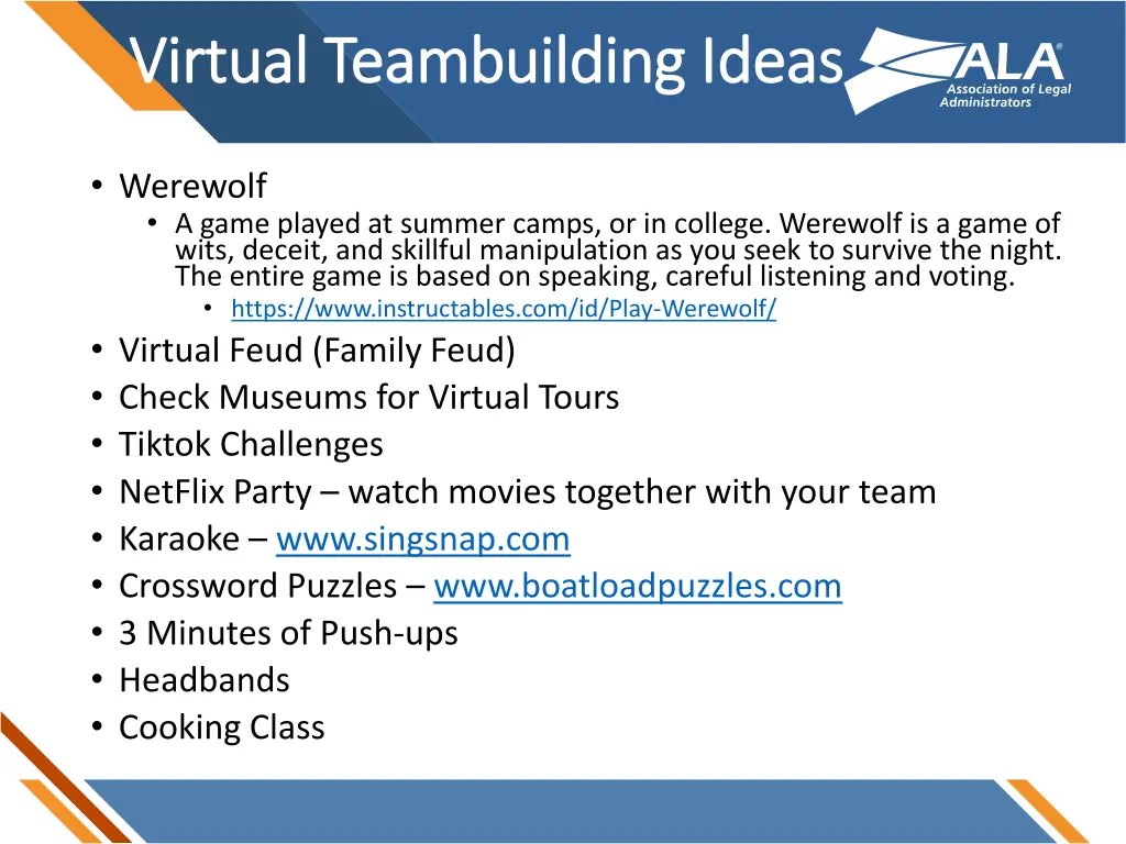 virtual teambuilding ideas virtual teambuilding 2