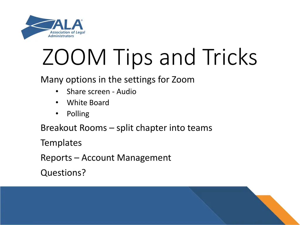 zoom tips and tricks many options in the settings