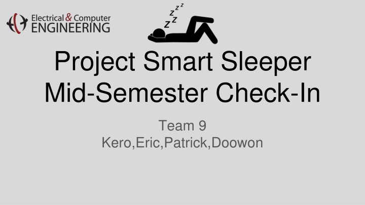 project smart sleeper mid semester check in