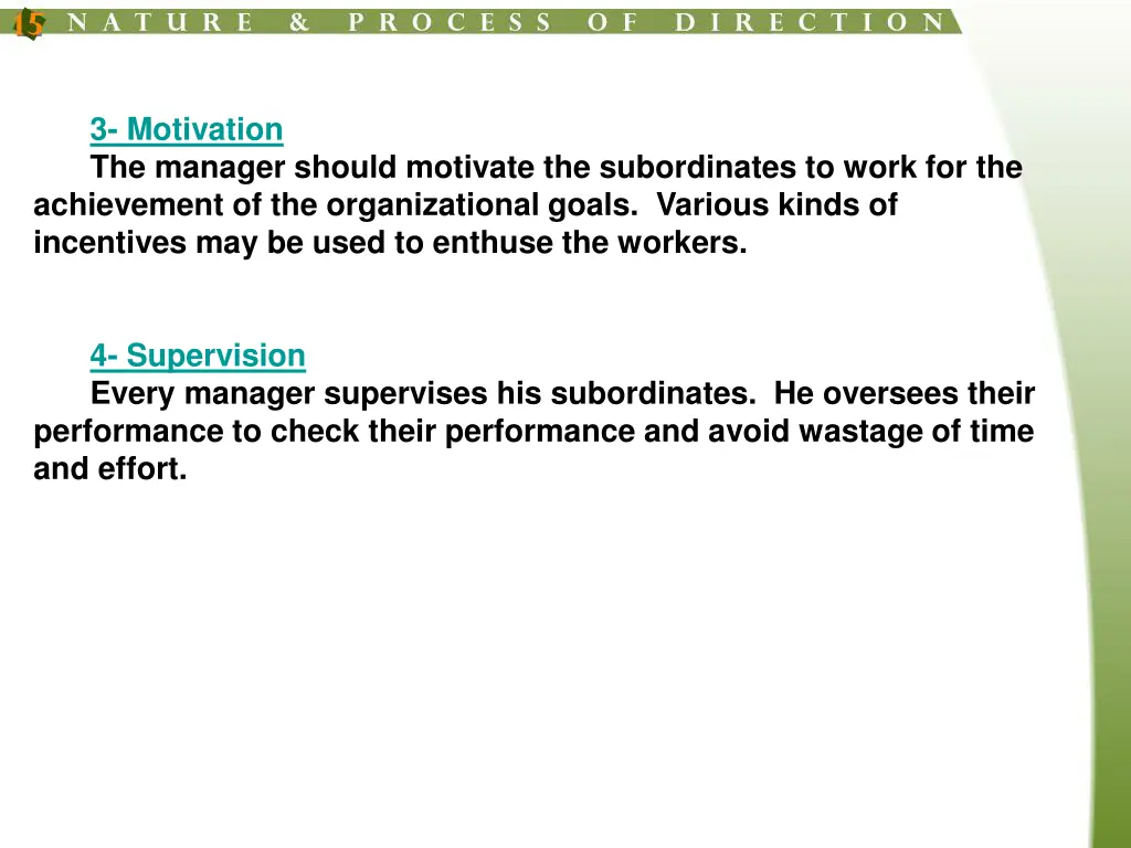 3 motivation the manager should motivate