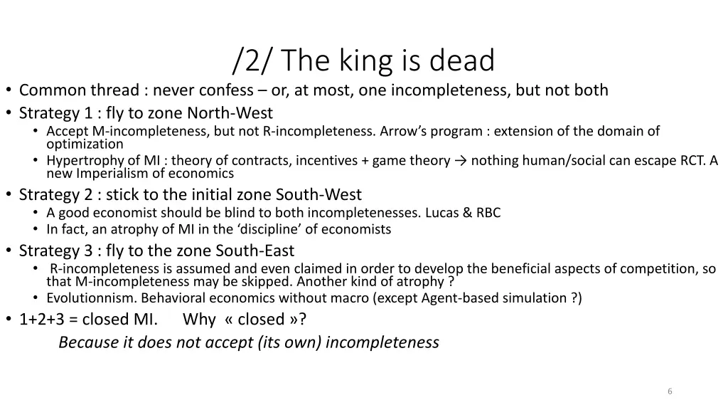 2 the king is dead