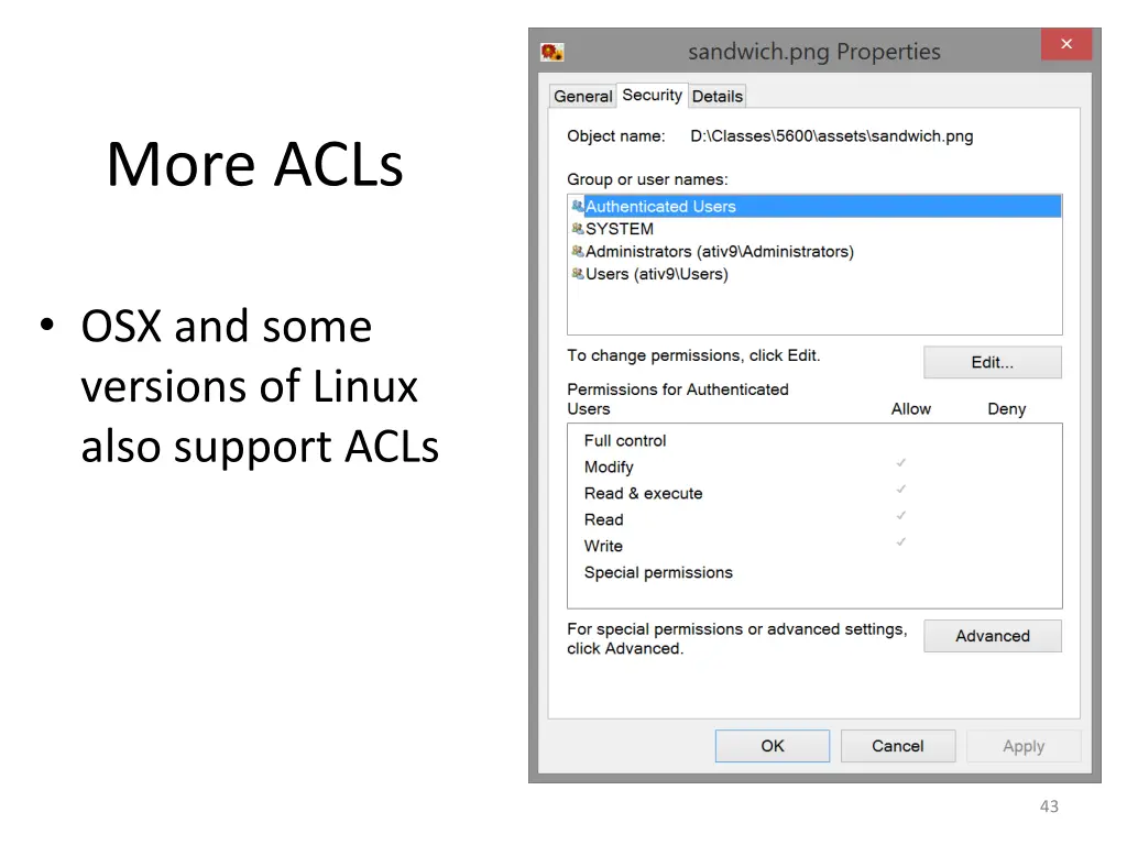 more acls