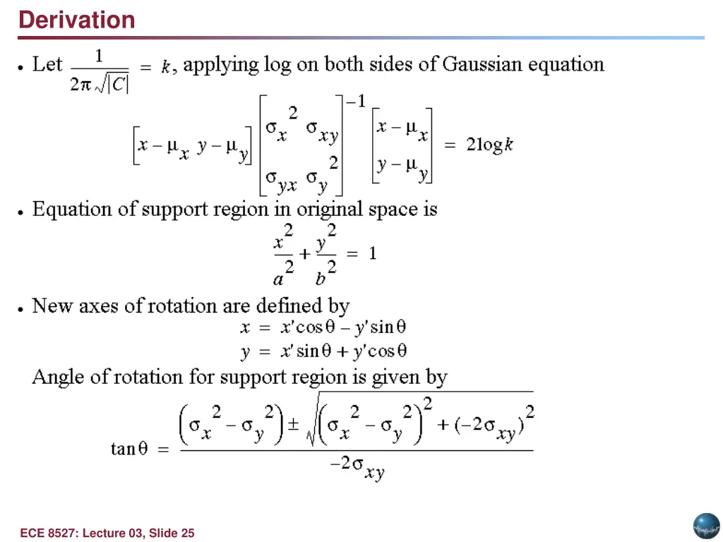 derivation