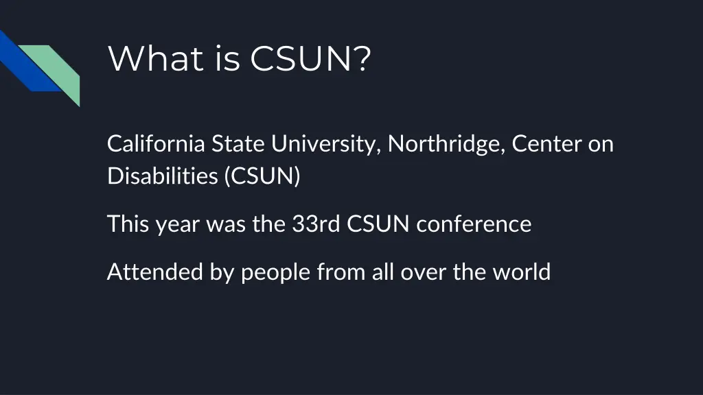 what is csun